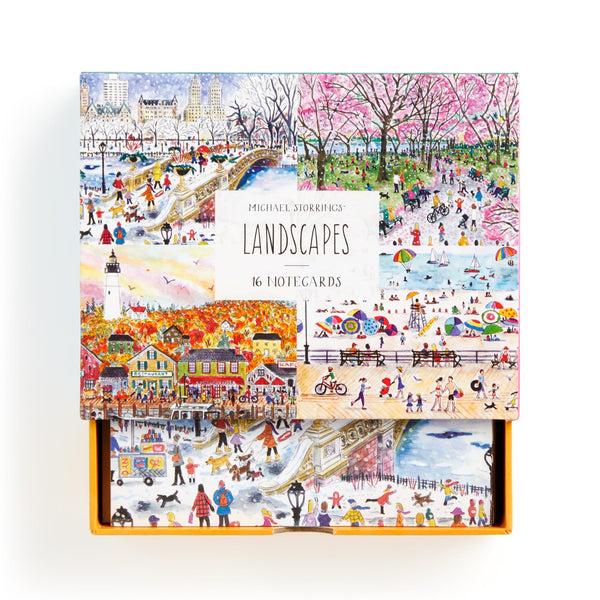 Galison Michael Storrings Landscapes Greeting Card Assortment