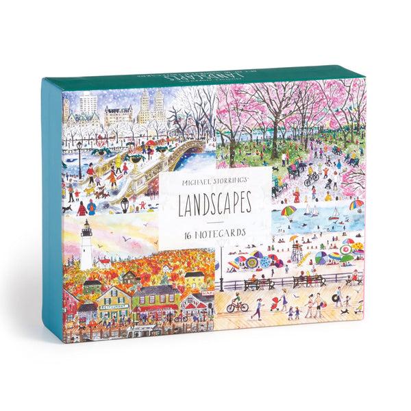 galison Michael Storrings Landscapes Greeting Card Assortment