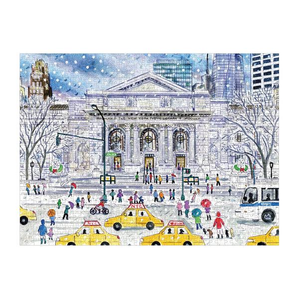Galison Michael Storrings New York Public Library 1000 Piece Jigsaw Puzzle
