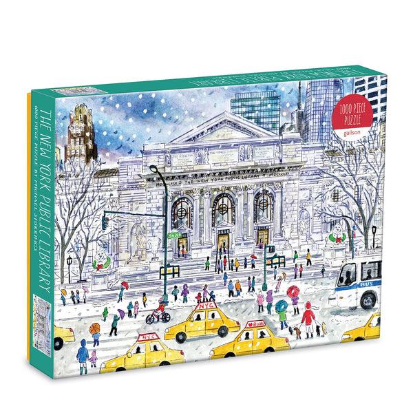 galison Michael Storrings New York Public Library 1000 Piece Jigsaw Puzzle