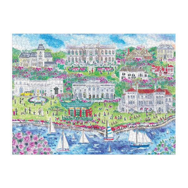 Galison Michael Storrings Newport Mansions 1000 Piece Puzzle