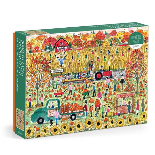 galison Michael Storrings Pumpkin Patch 1000 Piece Puzzle