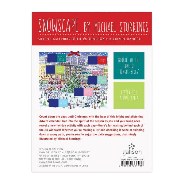 Galison Michael Storrings Snowscape Advent Calendar