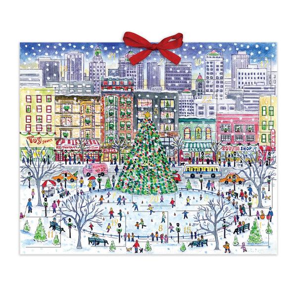 galison Michael Storrings Snowscape Advent Calendar