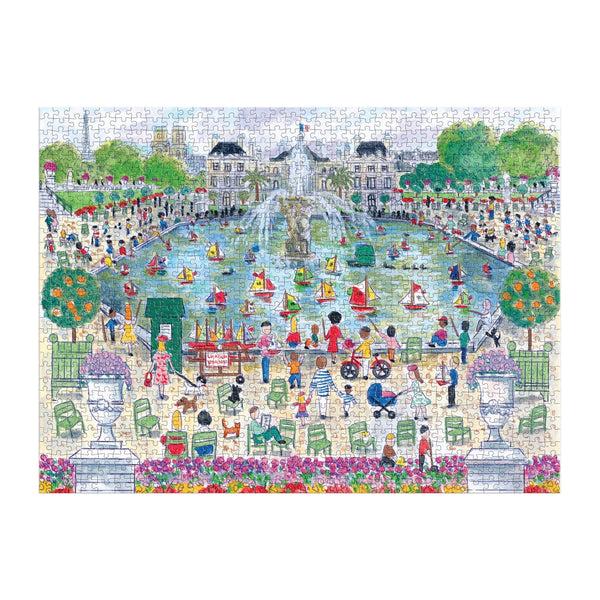 Galison Michael Storrings Springtime In Paris 1000 Piece Puzzle