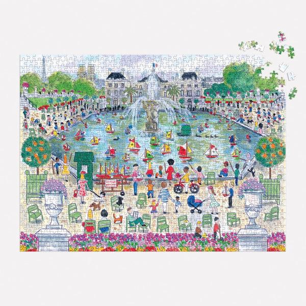 Galison Michael Storrings Springtime In Paris 1000 Piece Puzzle