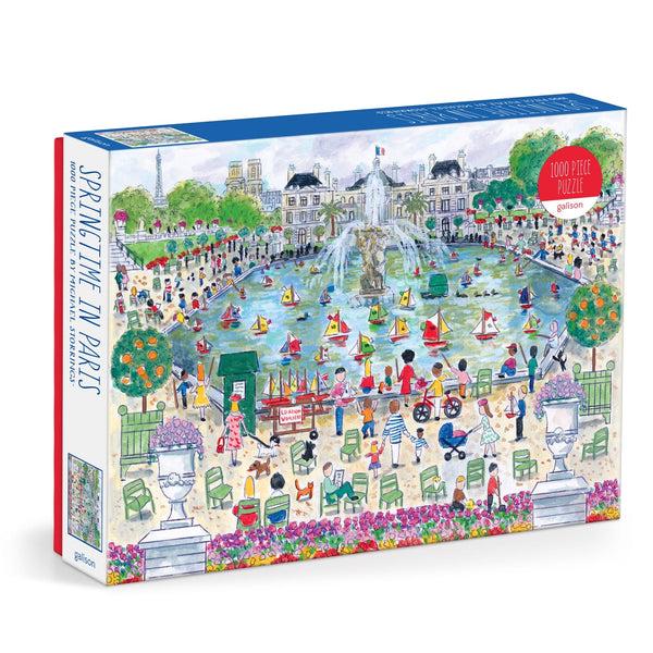 galison Michael Storrings Springtime in Paris 1000 Piece Puzzle