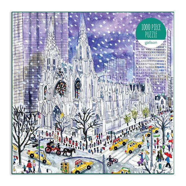 Galison Michael Storrings St. Patricks Cathedral 1000 Piece Jigsaw Puzzle