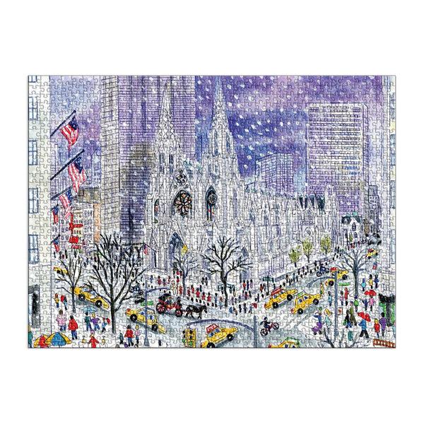 Galison Michael Storrings St. Patricks Cathedral 1000 Piece Jigsaw Puzzle