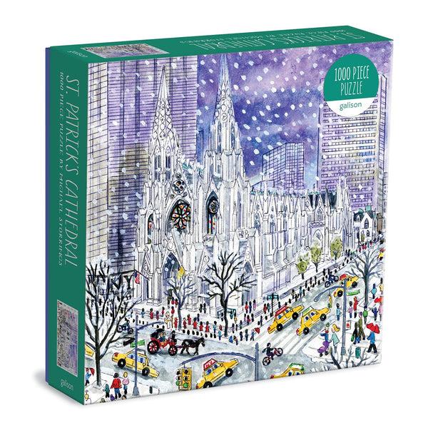 galison Michael Storrings St. Patricks Cathedral 1000 Piece Jigsaw Puzzle