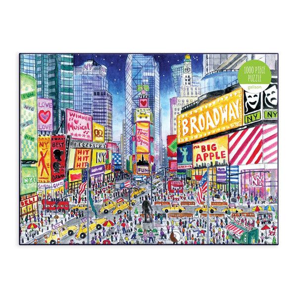 Galison Michael Storrings Times Square 1000 Piece Jigsaw Puzzle