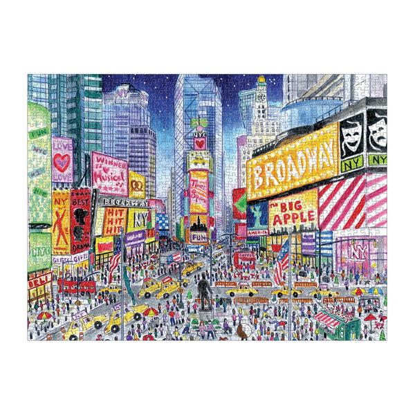 Galison Michael Storrings Times Square 1000 Piece Jigsaw Puzzle