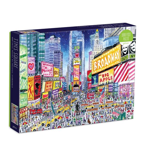 galison Michael Storrings Times Square 1000 Piece Jigsaw Puzzle