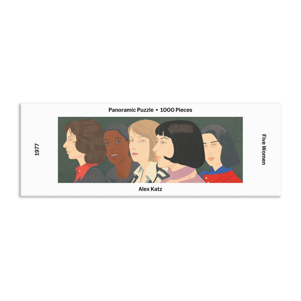 Galison MoMA Alex Katz Five Women 1000 Piece Panoramic Jigsaw Puzzle