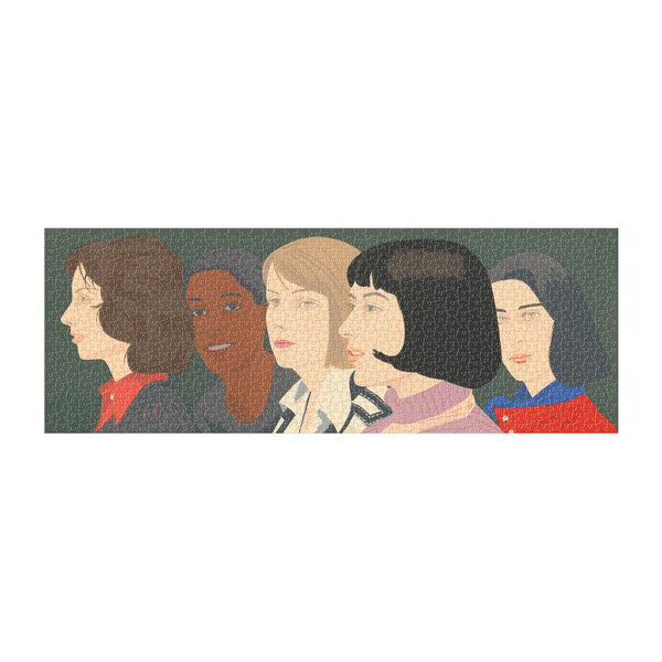 Galison MoMA Alex Katz Five Women 1000 Piece Panoramic Jigsaw Puzzle