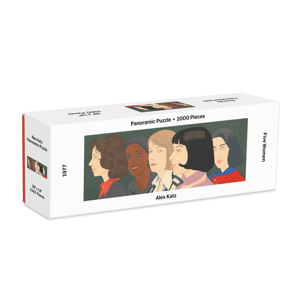 galison MoMA Alex Katz Five Women 1000 Piece Panoramic Jigsaw Puzzle
