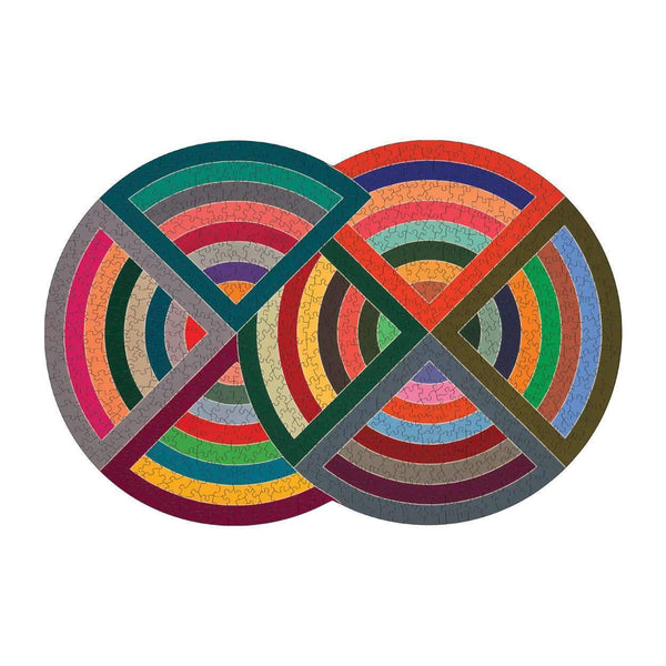 Galison MoMA Frank Stella 750 Piece Shaped Jigsaw Puzzle