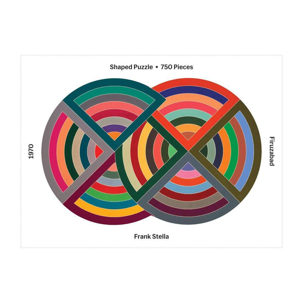 Galison MoMA Frank Stella 750 Piece Shaped Jigsaw Puzzle