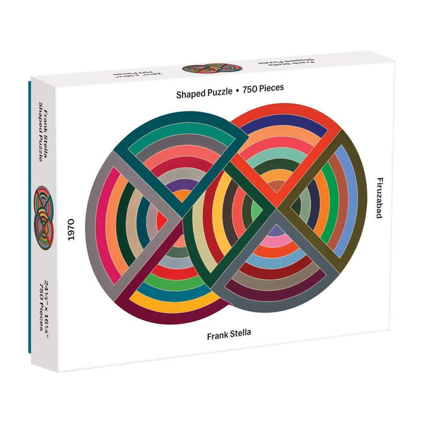 galison MoMA Frank Stella 750 Piece Shaped Jigsaw Puzzle