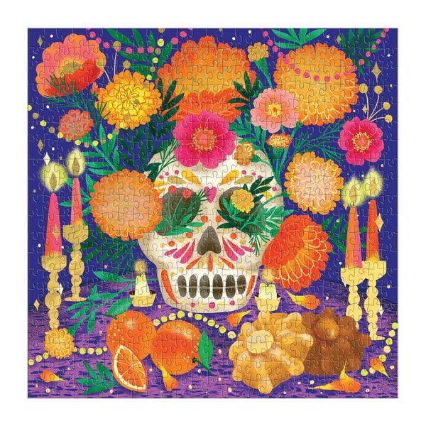 Galison Ofrenda Del Día De Muertos 500 Piece Foil Puzzle