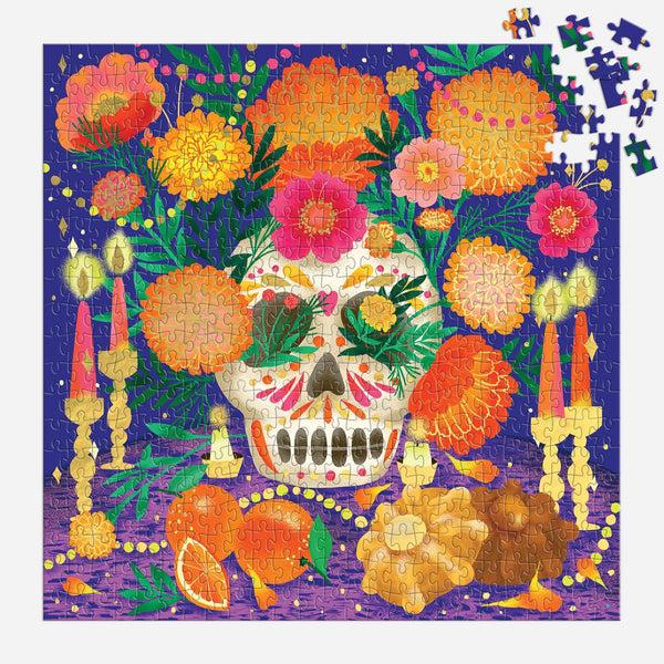 Galison Ofrenda Del Día De Muertos 500 Piece Foil Puzzle