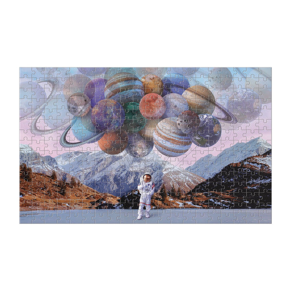 Galison Space Bound 300 Piece Lenticular Jigsaw Puzzle