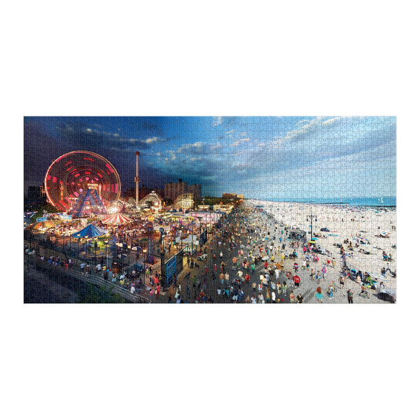 Galison Stephen Wilkes Day To Night Coney Island 1500 Piece Puzzle
