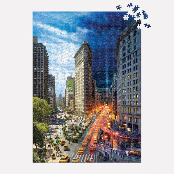 Galison Stephen Wilkes Day To Night Flatiron 1000 Piece Puzzle