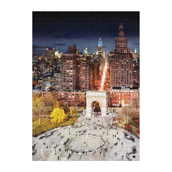 Galison Stephen Wilkes Day To Night Washington Square Park 1000 Piece Puzzle