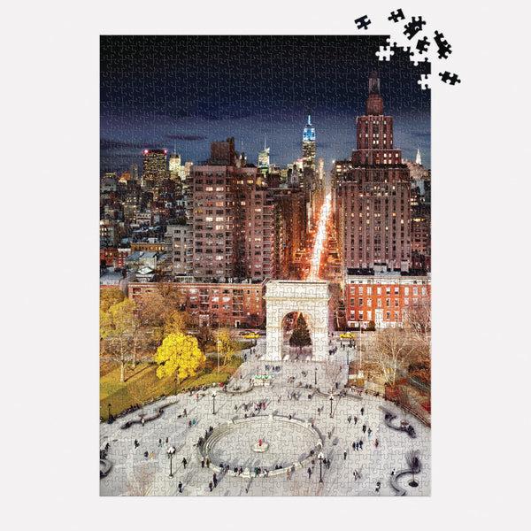 Galison Stephen Wilkes Day To Night Washington Square Park 1000 Piece Puzzle