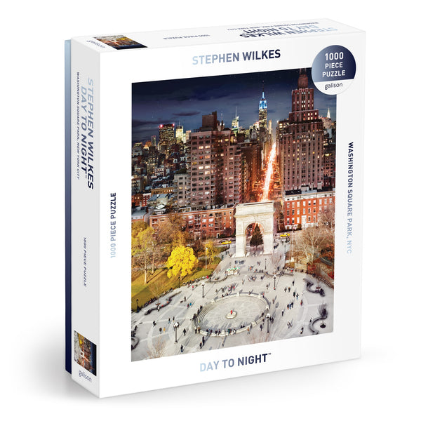 galison Stephen Wilkes Day To Night Washington Square Park 1000 Piece Puzzle