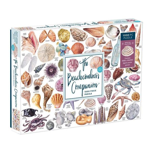 galison The Beachcomber's Companion 1000 Piece Jigsaw Puzzle With Shaped Pieces