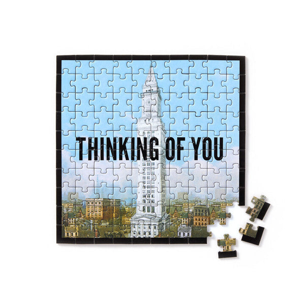 Galison Thinking Of You 100 Piece Mini Shaped Puzzle