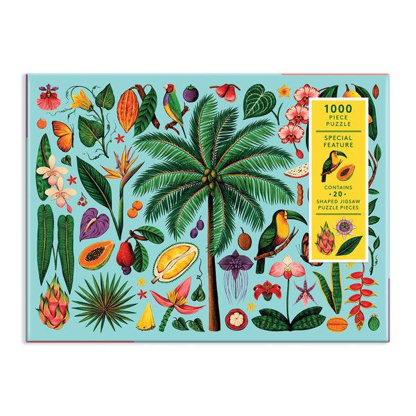 Galison Tropics 1000 Piece Puzzle With Shaped Pieces