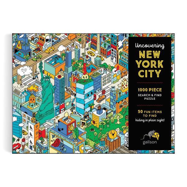 Galison Uncovering New York City Search And Find 1000 Piece Puzzle