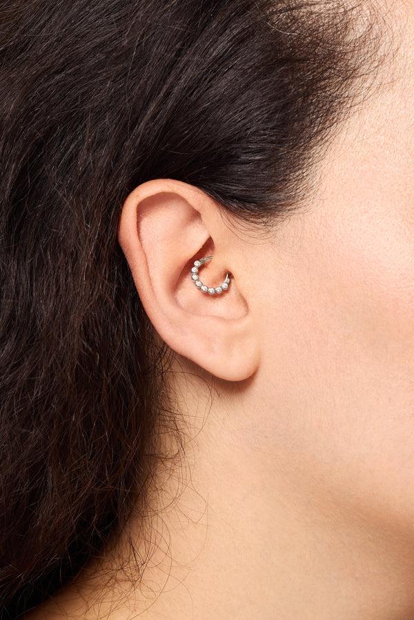 Galleria Armadoro Daith & Septum Bezel Silver Clicker