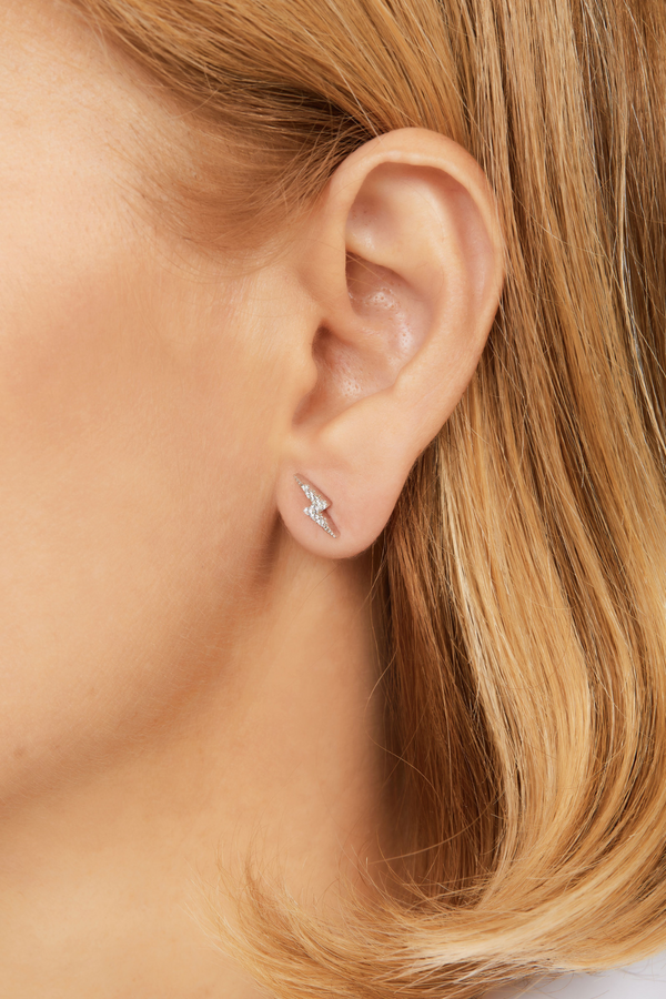 Galleria Armadoro Bolt Sterling Silver Stud