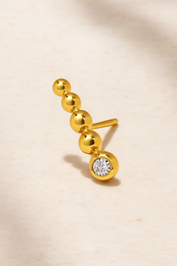 galleria armadoro Bubbles Gold Vermeil Ear Climber