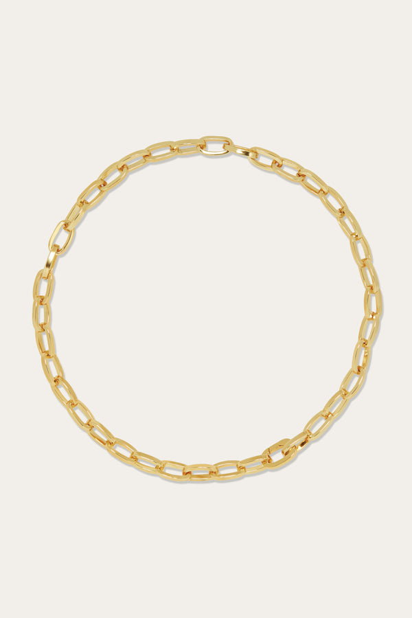 Galleria Armadoro Cara Gold Plated Chain Necklace