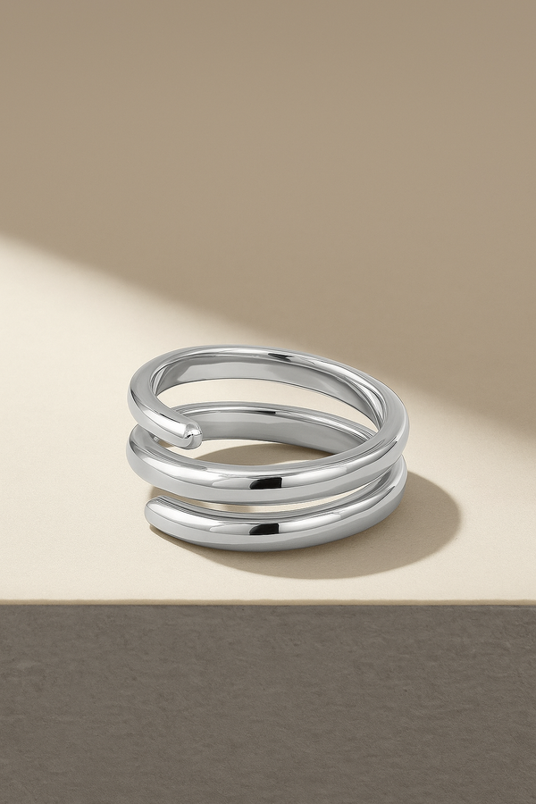 galleria armadoro Coil Silver Ring