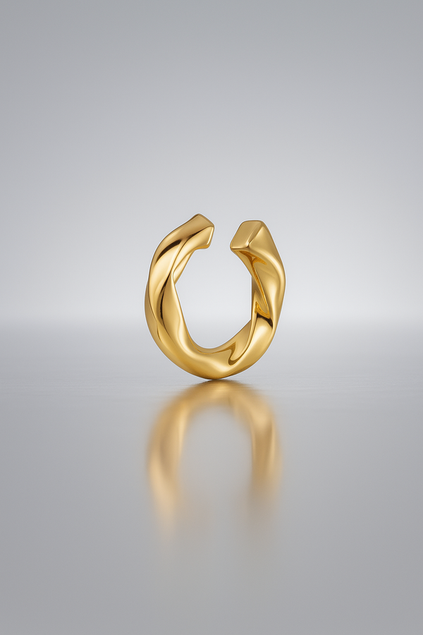 galleria armadoro Cyndi Gold Vermeil Ear Cuff