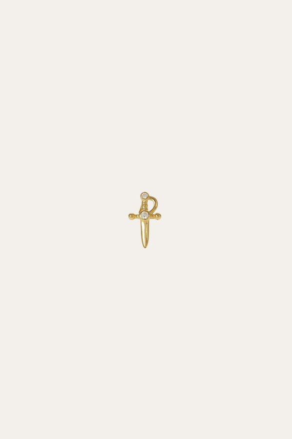 Galleria Armadoro Freya Gold Vermeil Stud Earring