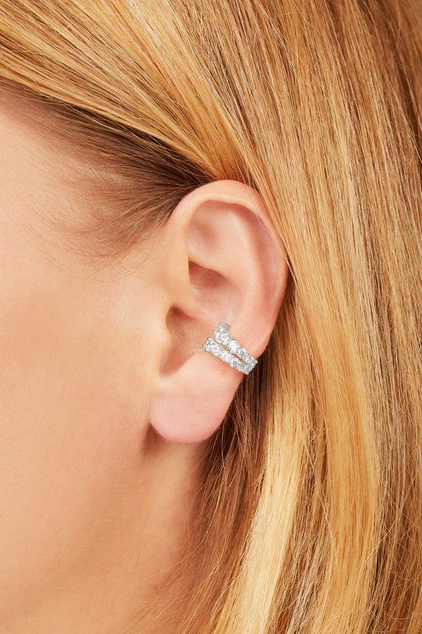 Galleria Armadoro Gala Sterling Silver Ear Cuff