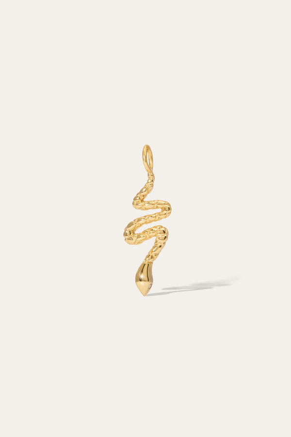 Galleria Armadoro Medium Snake Gold Vermeil Charm