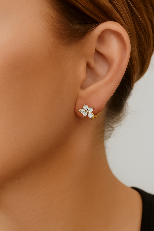 Galleria Armadoro Odette Gold Stud Earring