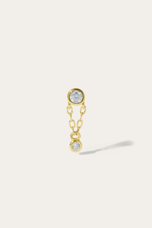 Galleria Armadoro Ora Gold Vermeil Stud (ball Screw)