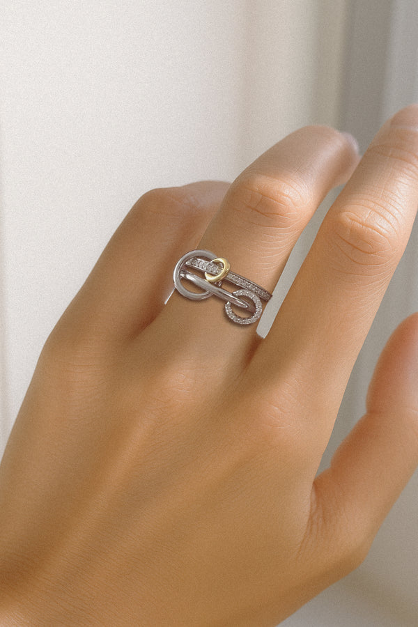 Galleria Armadoro Serafina Silver Connected Ring