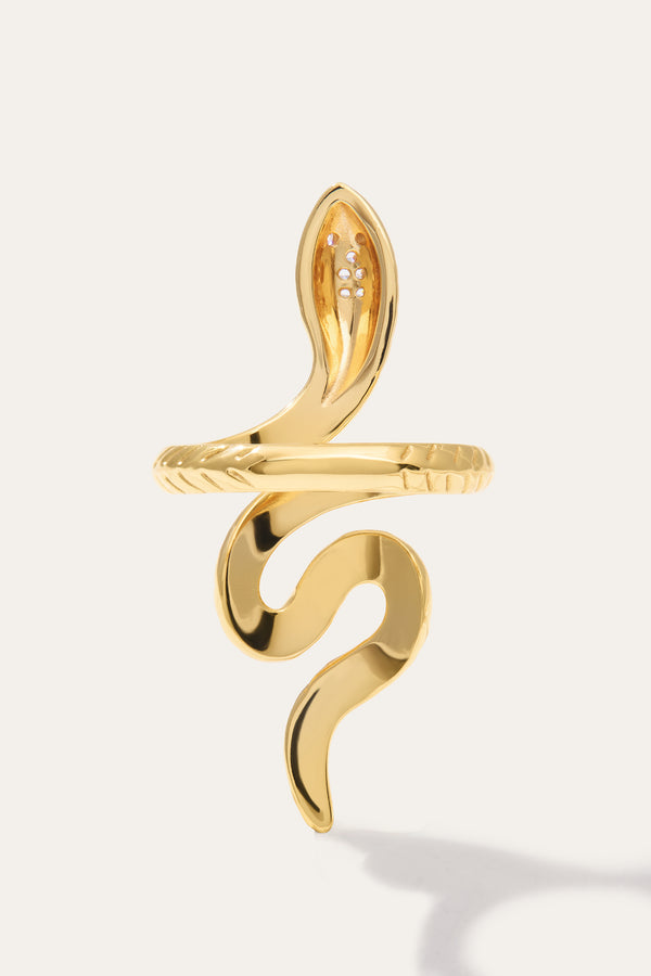 Galleria Armadoro Snake Gold Vermeil Ring