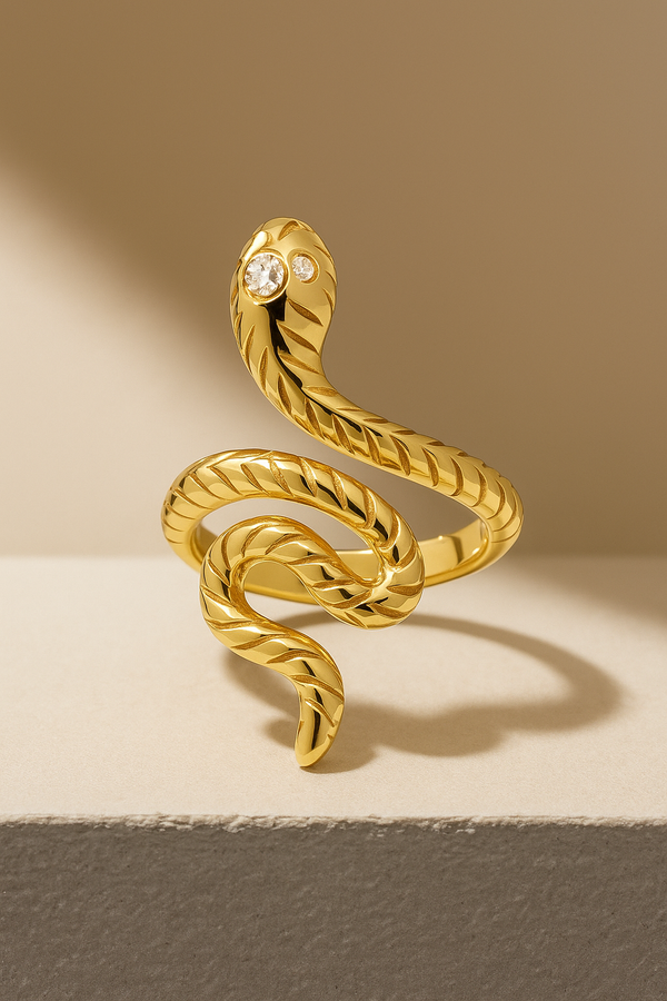 galleria armadoro Snake Gold Vermeil Ring