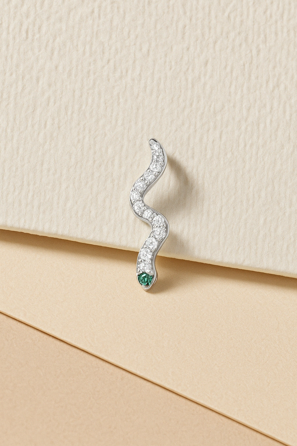galleria armadoro Snake Seamless Silver Charm
